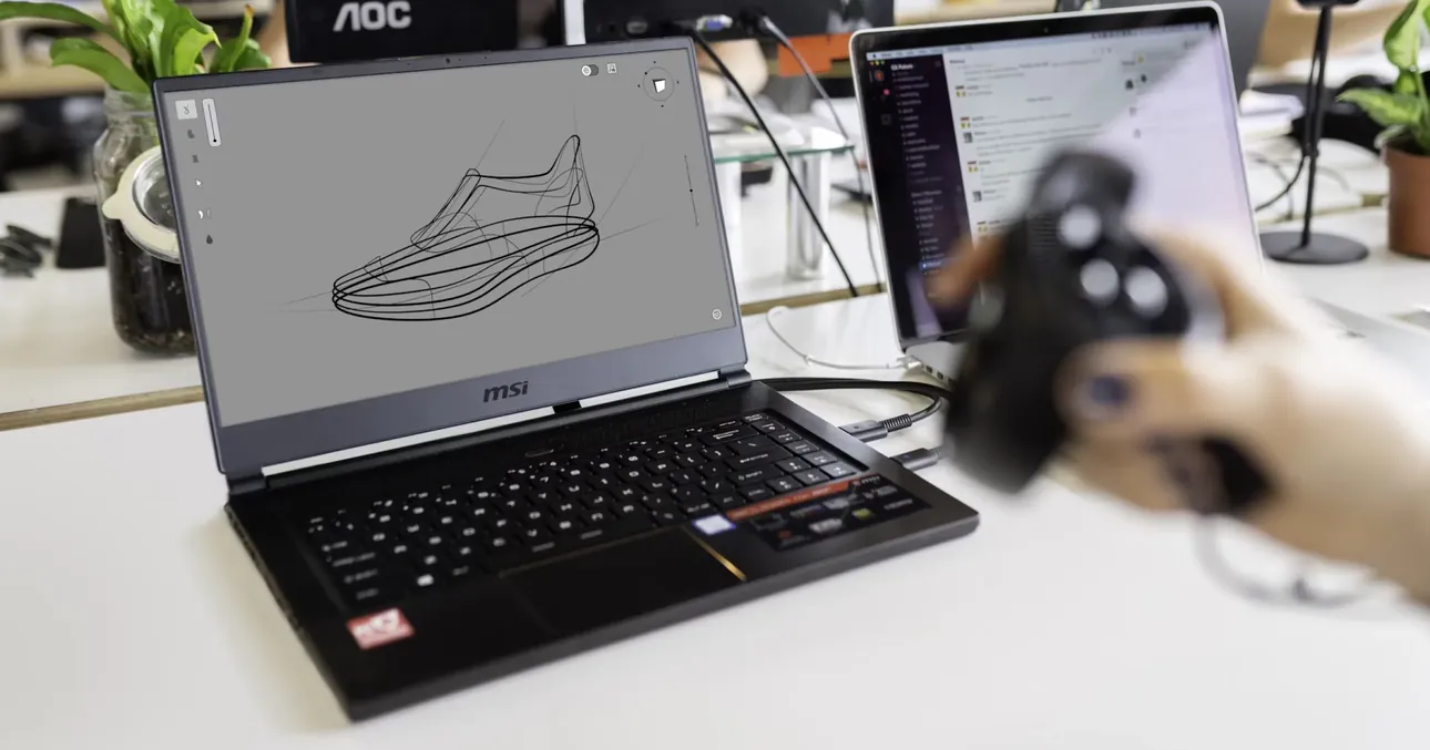 Iconico software on a laptop