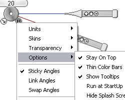 Screen Protractor rotation