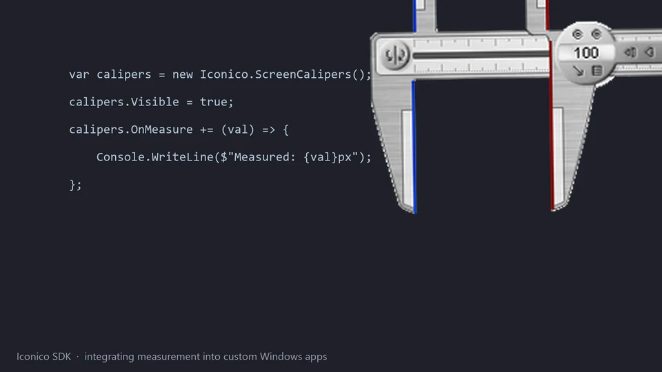 Integrate On-Screen Pixel Measurement into C++, C#, and Python